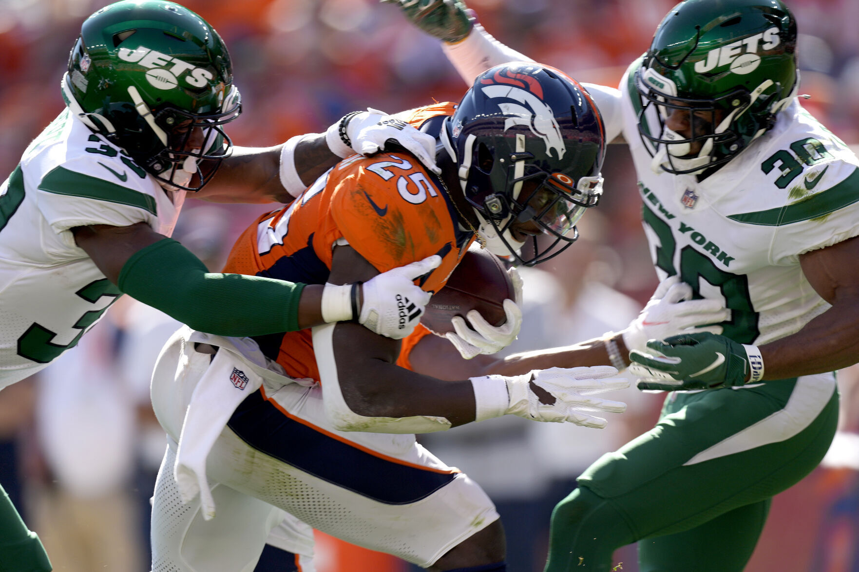 APTOPIX Jets Broncos Football